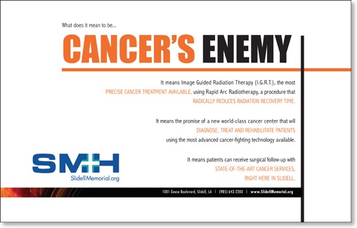 cancers enemy ad
